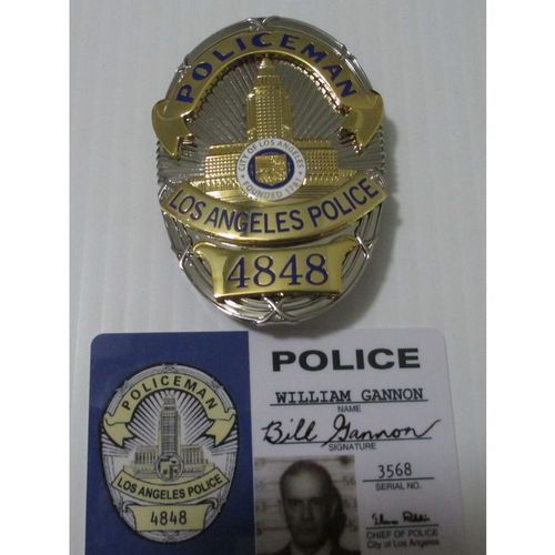 Dragnet Bill Gannon #4848 Television Show Prop Picture ID Card