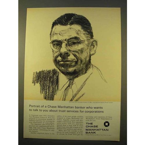 1963 Chase Manhattan Bank Ad - Trust Services