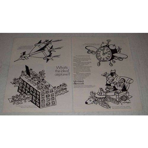 1969 United Aircraft Ad - What's The Ideal Airplane?