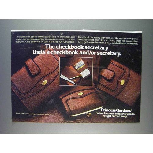 1980 Princess Gardner Checkbook Secretary Ad