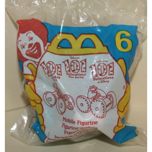 1997 McDonalds 101 Dalmatians Flip Cars #6 Tripod & Dumpling Mint in Package