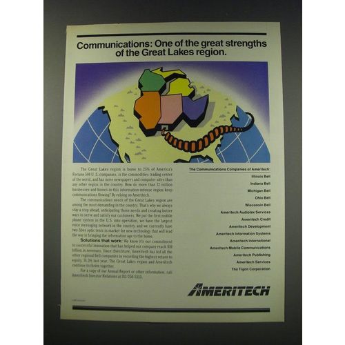 1991 Ameritech Communications Ad - One of the great strengths