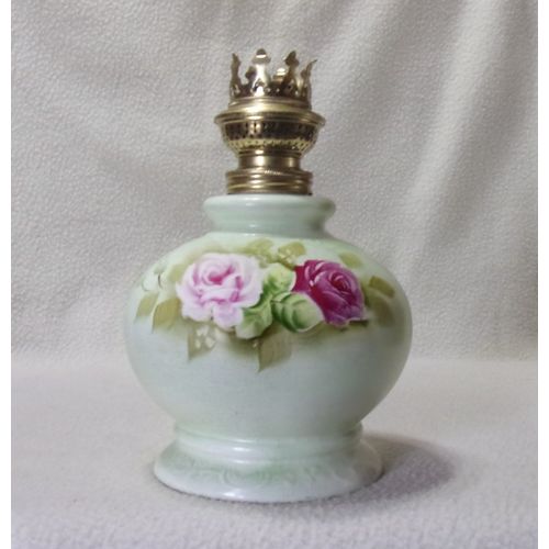Lefton Replacement Green Heritage electric lamp BOTTOM ONLY 5242 pink rose