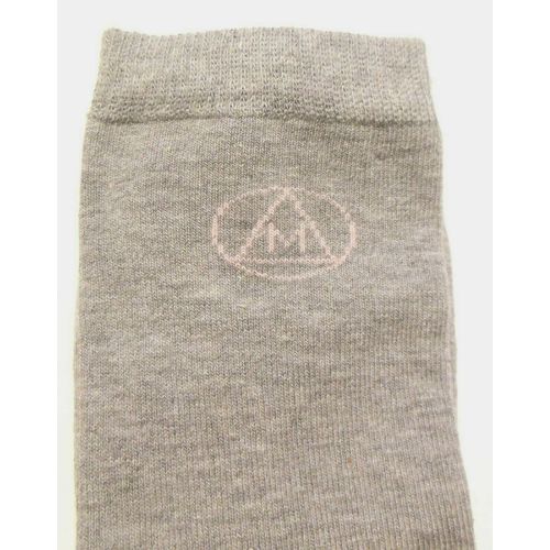 Missguided Grey Classic Cotton Crew Socks Pack of 2 Size 4-8