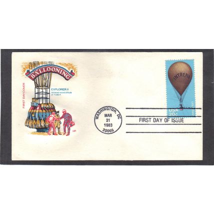 FDC HF 2032 20c Intrepid (Cachet-U/A) CV40774