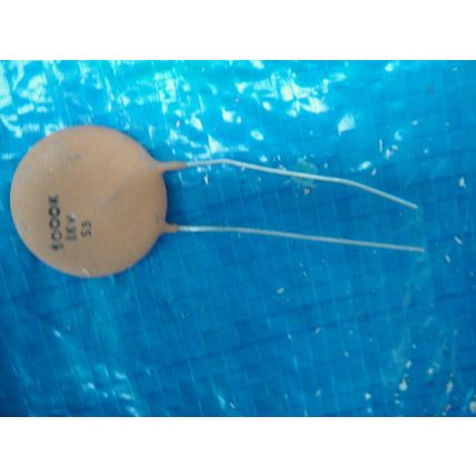 NOS 2 X 1000K pF Capacitors 1KV