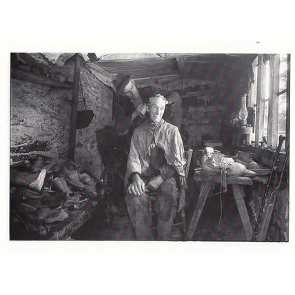 Hedgecutter Has Haircut By Postman In WW2 1944 Barber RPC Postcard