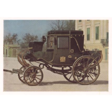 Wagenburg In Schonbrunn Court Vienna Rare Wien Transport German Postcard