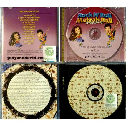 ROCK N' ROLL MATZAH BALL JUDY & DAVID SING-A-LONG & CELEBRATE PASSOVER MUSIC CDs