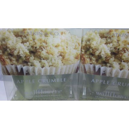 4 bulbs/2 bx Bath & Body Works Wallflower Refill Bulb Apple Crumble