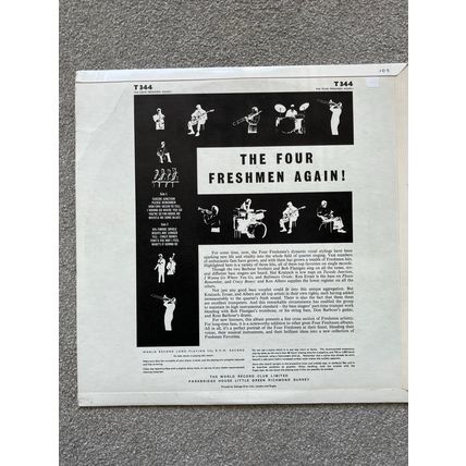THE FOUR FRESHMEN AGAIN! (UK WORLD RECORD CLUB VINYL LP)
