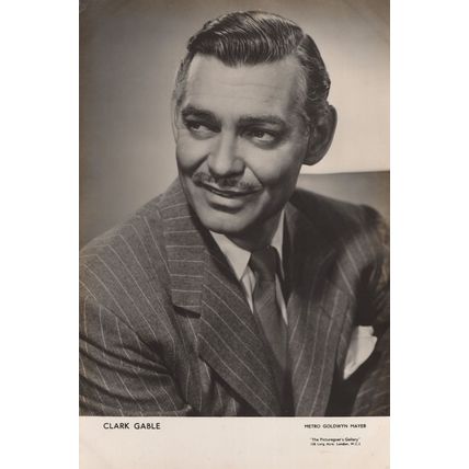 Clark Gable Picturegoer's MGM Film Gallery 9x6 Rare Photo
