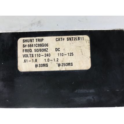 LOT 2 CUTLER HAMMER HMCP250L5CM01S10 CIRCUIT BREAKERS,250A,3POLE,600 vac/25,TA
