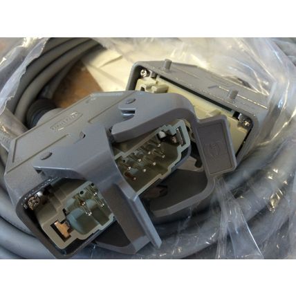 NEW NORDSON CABLE 330299 70FOOT,AA13C 5985 HARTING Han,cable,rect,16 Pin,70ft,DE