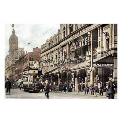 ptc2853 - Lancs - An early Palace Theatre on Oxford Road, Manchester - print 6x4