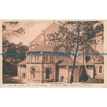 R091995 Soulac sur Mer. L Abside de la Basilique. A. Gilbert