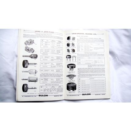 Bulgin Catalogue 1956 to 1957 See What Your Vintage Valve Hi-Fi is Made From