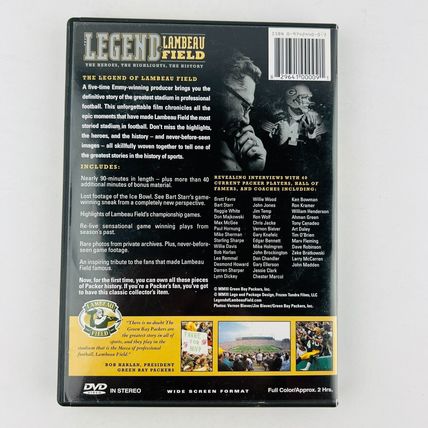 Green Bay Packers - The Legend of Lambeau Field DVD