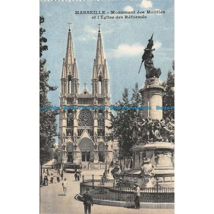 R137618 Marseille. Monument des Mobiles et lEglise des Reformes