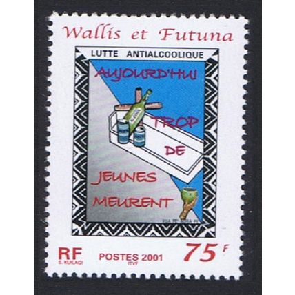 Wallis and Futuna Campaign against Alcoholism 2001 MNH SG#774 Sc#538