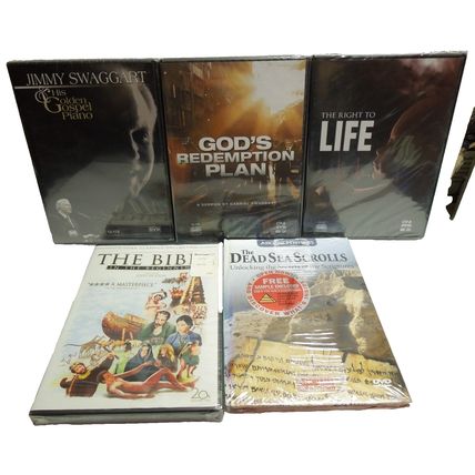 Lot of 5 Bible Jimmy Swaggart DVD's New Sealed