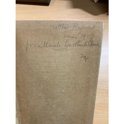 1917 THOMAS HUGHES "TOM BROWN'S SCHOOL DAYS" ILLUSTRATED HARDBACK BOOK (P3)
