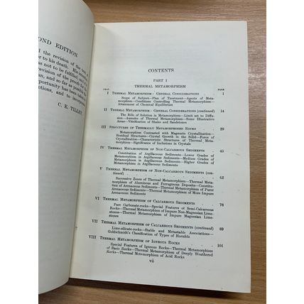 1952 "METAMORPHISM" TRANSFORMATIONS OF ROCK MASSES ILLUSTRATED HB BOOK (P4)