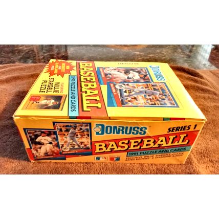 Donruss Series 1 1991 Baseball Cards opened Box 36 Packs Willie Stargell Puzzle