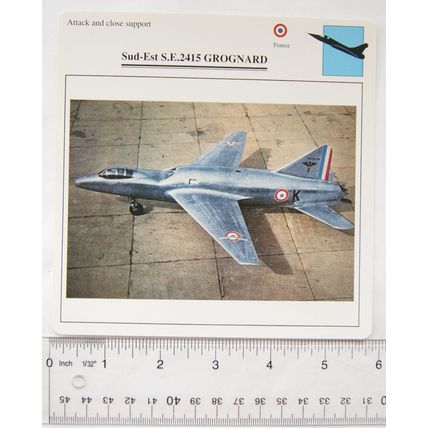 Sud Est SE2415 Grognard - France - Attack & Close Support - Collectors Club Card