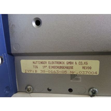 HUTTINGER B 38-0163-05,FHF C 40-1110-01-01,0-100V,TIG 037004,B 38-0163-05,EZ