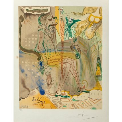 Salvador Dalí Three Plays by the Marquis de Sade 1969 Picture 1 Poster Canvas Mo