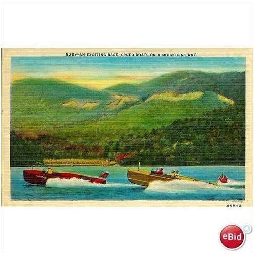 1940's "Speedboating" on Lake Lure, North Carolina