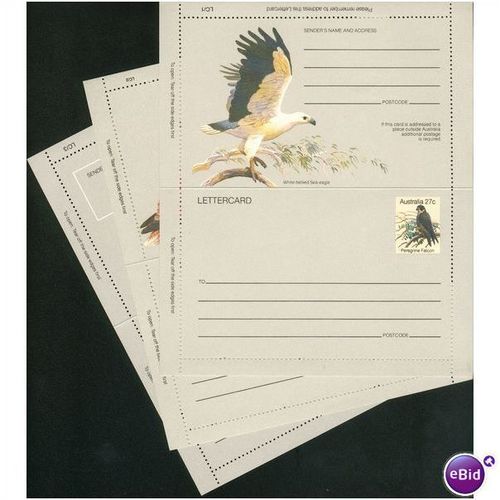 Australia Lettercard - x 3 Birds