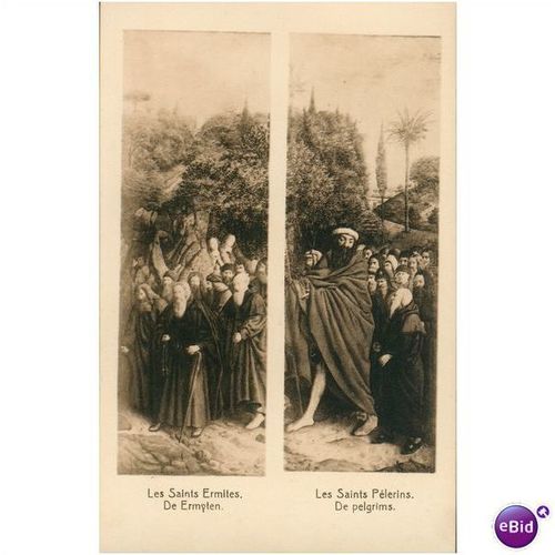 Belgium postcard - Hubert et Jean Van Eyck