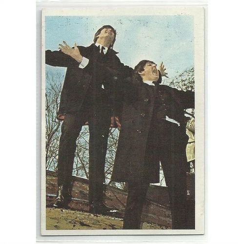 BEATLES ' ORANGE back ' card # 7 ( 1964 )