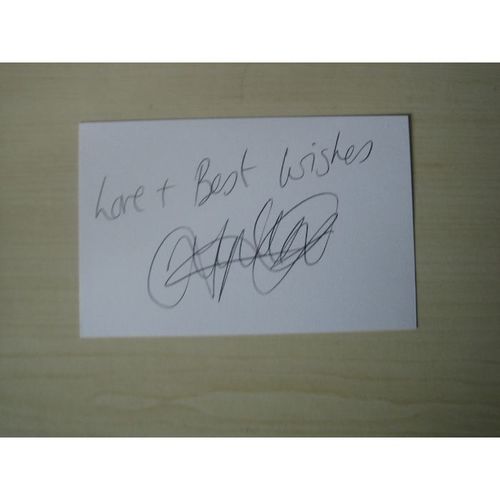 Tupele Dorgu (Coronation Street) hand signed RARE *FREE POST*