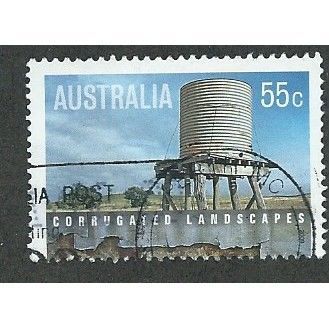 AUS 2009 55c 'CORRUGATED LANDSCAPES' FINE USED (EBID34-859)