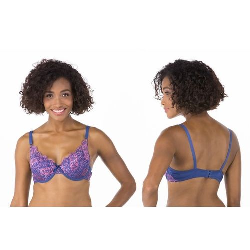 6-Packs Olive Street Microfiber Lace Bras Size 32A