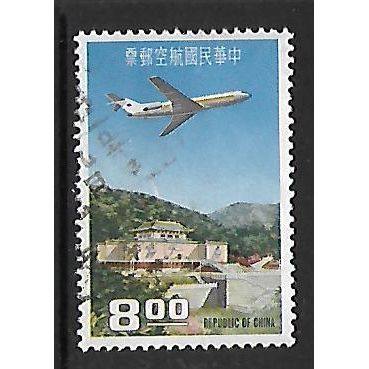 CHINA TAIWAN 1967 $8 BOEING OVER PALACE MUSEUM TAIPEH SG603 FINE USED