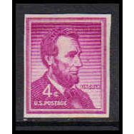 1058 4c Abraham Lincoln Fine MNH Imperf W2389