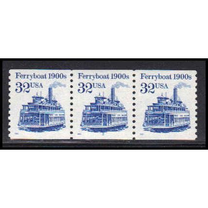 2466v 32c Ferryboat Very Fine MNH LGG PNC 3/3 PA2950