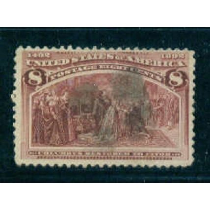 Used 236 8c Columbus Restored to Favor Fine C0145