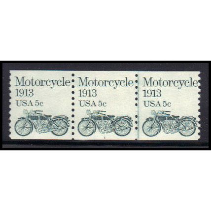 1899 5c Motorcycle Fine MNH Dry Gum PNC 1/3 KA9330