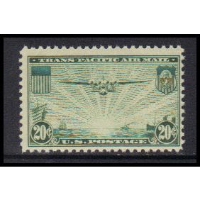 C21 20c China Clipper Barely Clears MNH KA9889