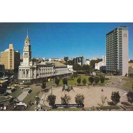 Aotea Square Auckland New Zealand Postcard