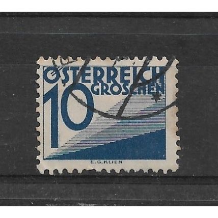 Austria.D596 10g Blue.Fine Used.Aug22