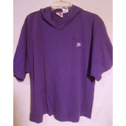 Vintage NIKE Hooded Short Sleeve T-Shirt Men's Size Large