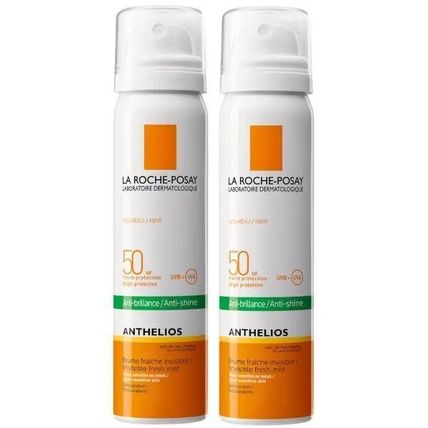 2 X La Roche-Posay Anthelios Anti-Shine Mist, SPF50, 75ml [BB03/25] [NewSealed]