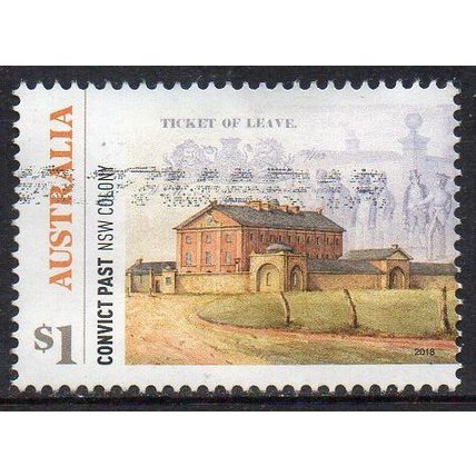 Australia 2018 Our Convict Past - NSW Colony $1 Sheet Used