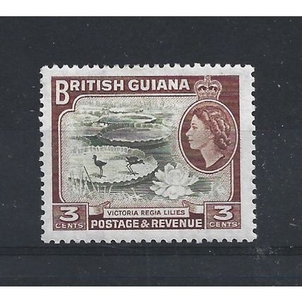 BritishGuiana.SG333 4c Victoria Regia Water-lilies.Mounted Mint.Nov24a